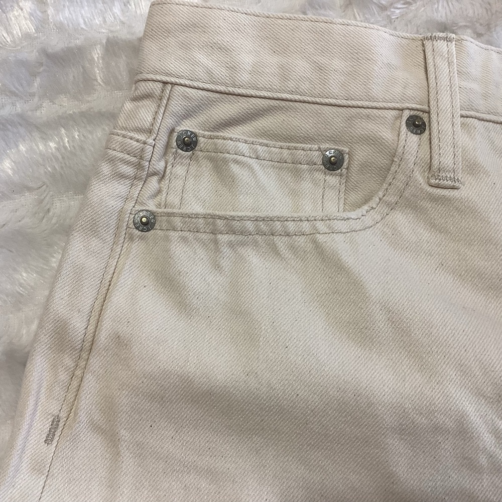 NEW J. Crew Slouchy Boyfriend Jeans in Ecru 25 - Picture 7 of 14